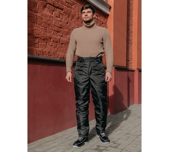 Утепленные брюки ООО ГУП Бисер Работник Black черные, р-р 44-46 рост 182-188 4670132020144 1
