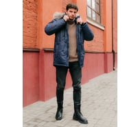 Куртка ООО ГУП Бисер Аляска STex темно-синяя, р-р 48 рост 176 4640100808685