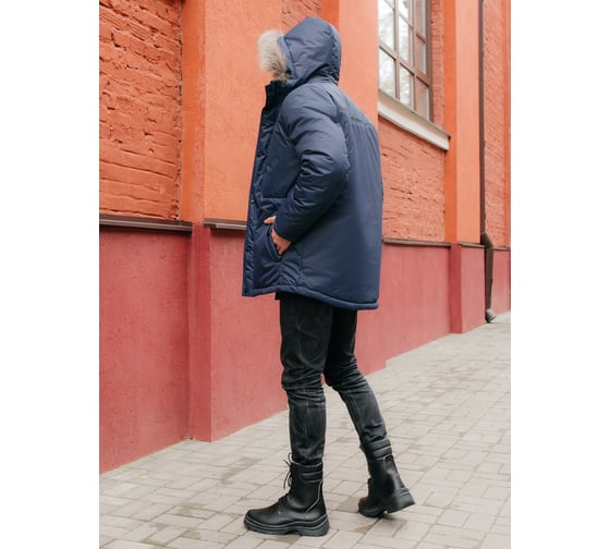 Куртка ООО ГУП Бисер Аляска STex темно-синяя, р-р 48 рост 176 4640100808685