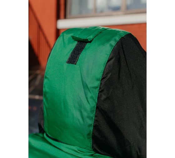 Куртка ООО ГУП Бисер Винтер GREEN, Дюспа, черный/зеленый/СВ, р-р 60-62 рост 182-188 4670132027686