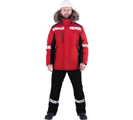 Зимняя куртка iForm ХАЙ-ТЕК SAFETY красный-черный Кур 215/96/170