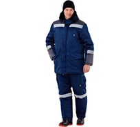 Мужской утепленный костюм Ампаро Барс синий/серый, р. 52-54, рост 182-188 Кос205 104-108/182-188