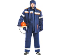 Зимний костюм ГК Спецобъединение 91 кал/см2, из огнезащитной ткани BANWEAR, с простёганным утеплителем СП07-З/90Ва/104/182