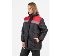 Утепленная женская куртка ООО ГУП Бисер Вега RED черная/красная, р.56-58, рост 182-188 4670132026412