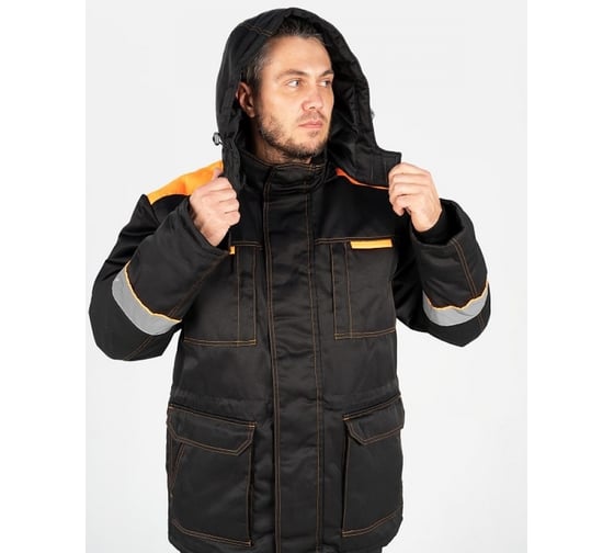 Утепленная куртка ООО ГУП Бисер Мотор Orange р.52-54, рост 170-176 4670132028331 1