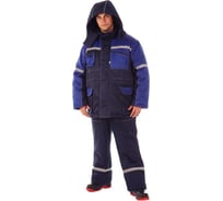 Мужской утепленный костюм для 4 климатического пояса АМПАРО Эльдорадо, синий/васильковый, р. 60-62, рост 194-200 Кос304 120-124/194-200