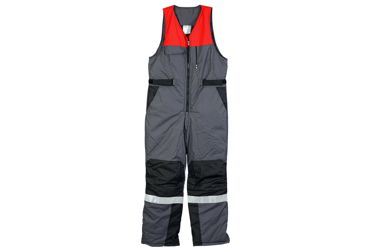 Мужской утепленный костюм АМПАРО Адмирал серый/красный/черный, р. 52-54 ...