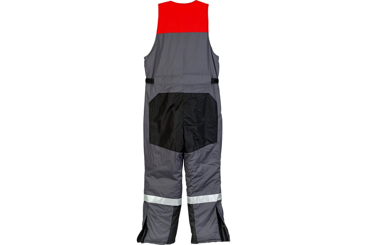 Мужской утепленный костюм АМПАРО Адмирал серый/красный/черный, р. 52-54 ...