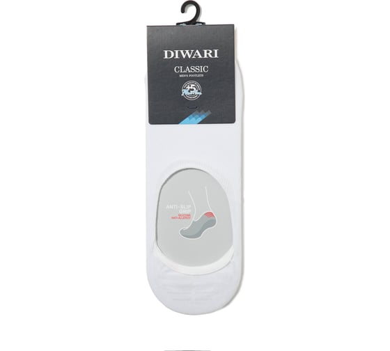 Мужские хлопковые подследники DIWARI CLASSIC 16С-17СП, р.25, 000 белый 1001350010010015000 1