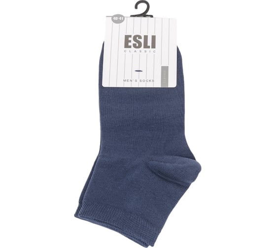 Мужские короткие носки ESLI CLASSIC 14С-120СПЕ, р.25, 000 темный джинс 1001330420020272000