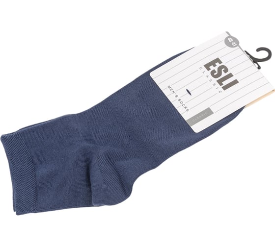 Мужские короткие носки ESLI CLASSIC 14С-120СПЕ, р.25, 000 темный джинс 1001330420020272000