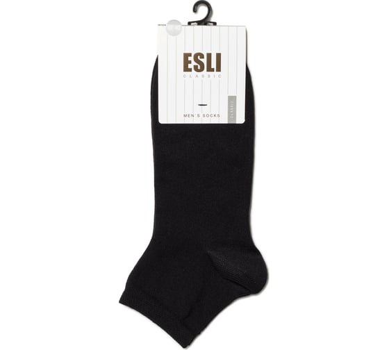 Мужские короткие носки ESLI CLASSIC 14С-120СПЕ, р.25, 000 черный 1001330420020012000