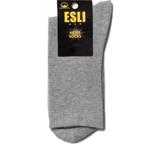 Мужские носки ESLI 19С-145СПЕ, р.25, 000 серый 1001331020020016000