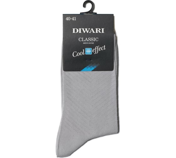 Мужские носки DIWARI CLASSIC COOL EFFECT 7С-23СП, р.25, 010 серый 1001330220020016010