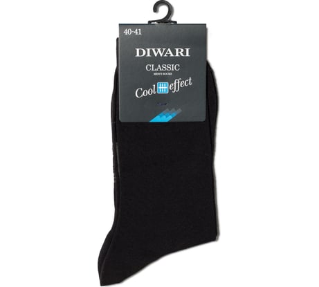 Мужские носки DIWARI CLASSIC COOL EFFECT 7С-23СП, р.25, 010 черный 1001330220020012010