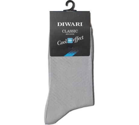 Мужские носки DIWARI CLASSIC COOL EFFECT 7С-23СП, р.29, 010 серый 1001330220050016010