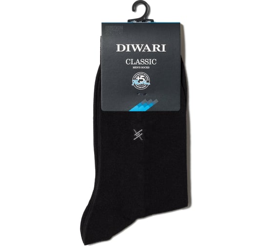 Мужские носки DIWARI CLASSIC 5С-08СП, р.27, 006 черный 1001330180030012006