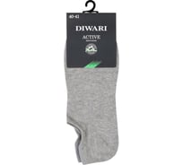 Мужские ультракороткие носки DIWARI ACTIVE 17С-144СП, р.25, 000 серый 1001330570020016000