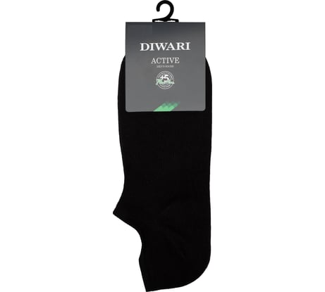 Мужские ультракороткие носки DIWARI ACTIVE 17С-144СП, р.27, 000 черный 1001330570030012000