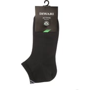 Мужские короткие носки DIWARI ACTIVE 7С-37СП, р.25, 018 черный 1001330030020012018