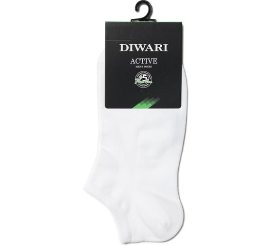 Мужские короткие носки DIWARI ACTIVE 19С-181СП, р.29, 484 белый 1001331110050015484