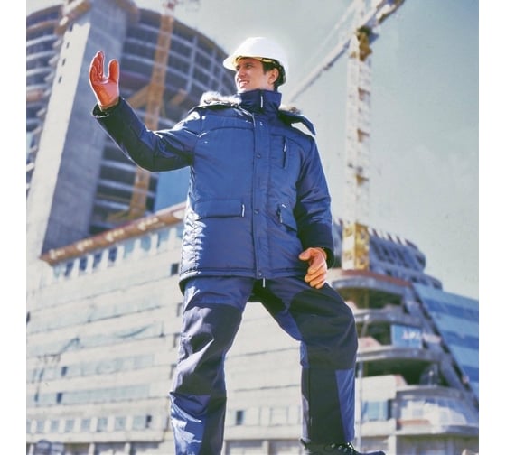 Мужской утепленный костюм ТРАКТ КОБАЛЬТ размер 56-58, рост 5-6 КОС403556 1