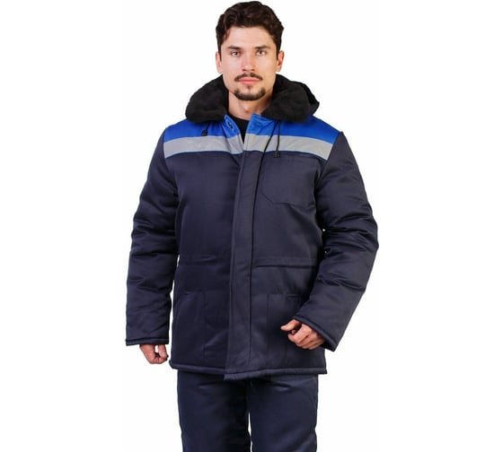 Утепленная куртка Авангард. Профессиональная экипировка Бригада темно-синий/васильковый, р.104-108, рост 170-176 13596 1