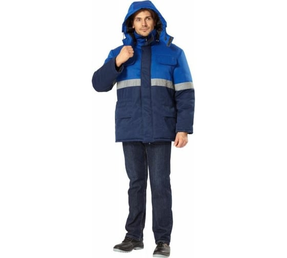 Утепленная куртка Авангард. Профессиональная экипировка Орион темно-синий/васильковый, р.96-100, рост 170-176 42014 1