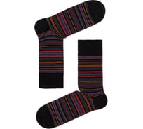 Мужские носки БРЕСТСКИЕ 2122 CLASSIC, р.25, 022 черный/темно-оранжевый 11022103987022