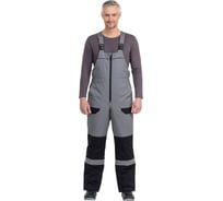 Утепленный полукомбинезон Авангард. Профессиональная экипировка Виват серый/черный, р.104-108, рост 182-188 509656