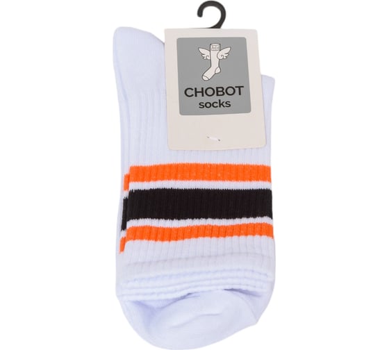 Мужские носки CHOBOT, р.43-45, 407 белые, 42-111 1001331730040015407
