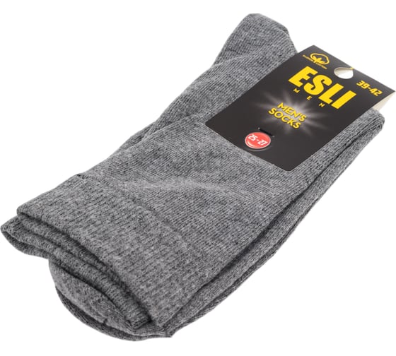 Мужские носки ESLI 42s-200, р.25-27, 000 темно-серый 1001331520100373000