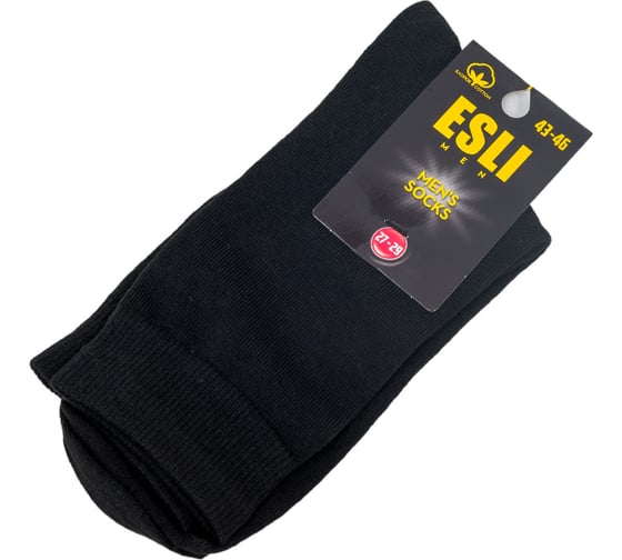 Мужские носки ESLI 42s-200, р.27-29, 000 чёрный 1001331520041279000