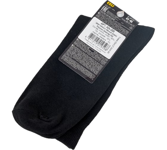 Мужские носки ESLI 42s-200, р.27-29, 000 чёрный 1001331520041279000