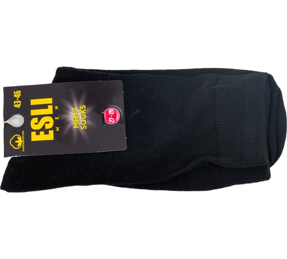 Мужские носки ESLI 42s-200, р.27-29, 000 чёрный 1001331520041279000