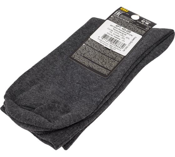 Мужские носки ESLI 42s-200, р.27-29, 000 темно-серый 1001331520040373000