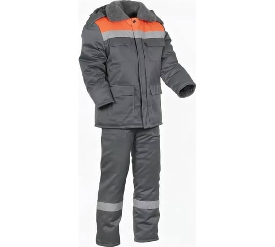 Зимний костюм Факел Партнер темно-серый/оранжевый, р. 56-58, 170-176 см 87454976.009 1