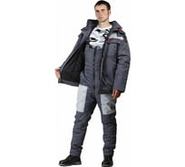 Зимний полукомбинезон Факел Фаворит, Т.серый/Серый; 56-58; 182-188 87453227.008