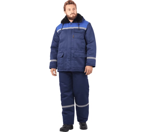 Костюм зимний ГК Спецобъединение темно-синий/василёк, р. 112-116, рост 182-188 Кос 306/112/182 1