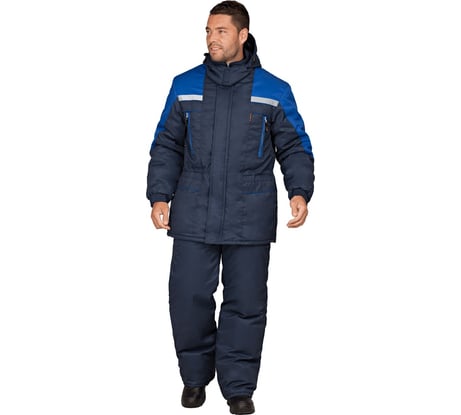 Утеплённый костюм ГК Спецобъединение СПЕЦ темно-синий/василёк, размер 112-116, рост 182-188 Кос 611/112/182