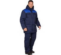 Утеплённый костюм ГК Спецобъединение ПАРТНЕР темно-синий/василёк, р. 96-100, рост 182-188 Кос 678/ 96/182