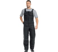 Утеплённый полукомбинезон ГК Спецобъединение ДИКСОН черный, размер 96-100, рост 170-176 Пком 530/ 96/170