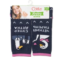 Женские хлопковые носки Conte elegan t happy 18с-227сп, р.23-25, 172 темный джинс 1001320870030272172