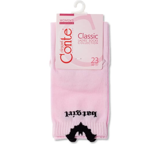Женские хлопковые носки Conte elegan t classic 17с-183сп, р.25, 245 светло-розовый 1001320730040022245