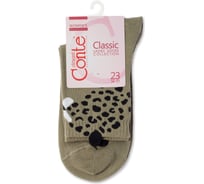 Женские хлопковые носки Conte elegan t classic 17с-183сп, р.23, 249 хаки 1001320730020331249