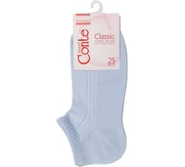 Хлопковые женские носки Conte elegan CE CLASSIC короткие, 7С-34СП, р.25, 016 бледно-фиолетовый 1001320220040039016