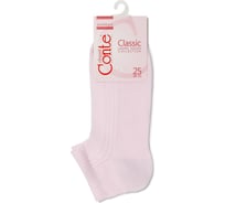 Хлопковые женские носки Conte elegan CE CLASSIC короткие, 7С-34СП, р.23, 016 светло-розовый 1001320220020022016