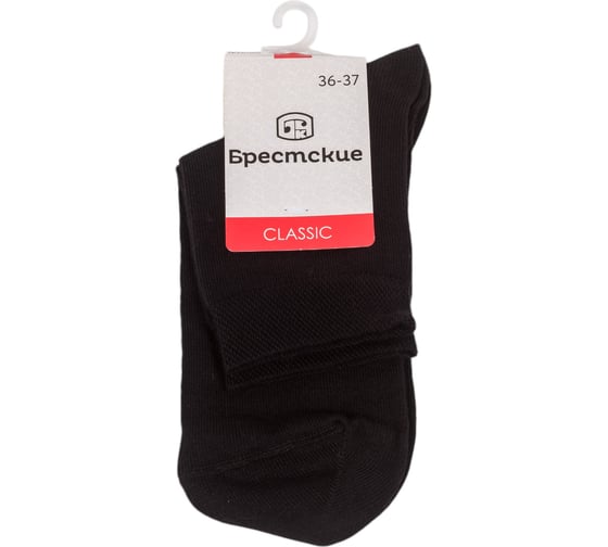 Женские носки Брестские 1100 CLASSIC, р.23, 000 черный 10913502024000