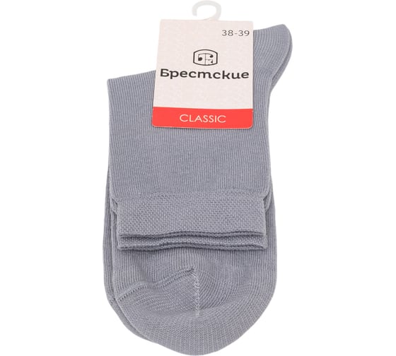 Женские носки Брестские 1100 CLASSIC, р.25, 000 светло-серый 10913503007000