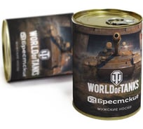 Мужские носки Брестские В БАНКЕ 2131В WORLD OF TANKS, р.29, 148 черный 12600603024148